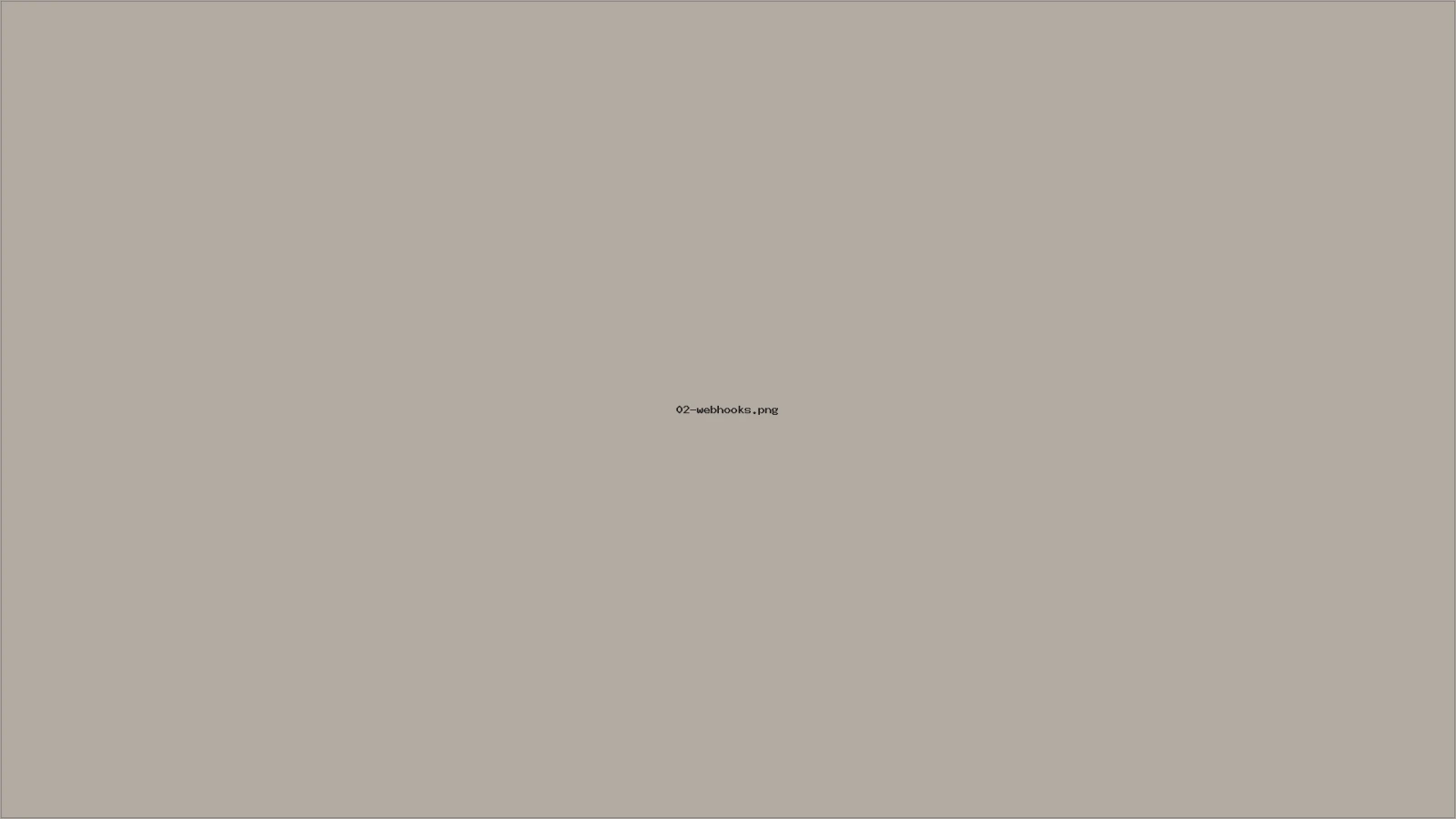 Webhooks configuration